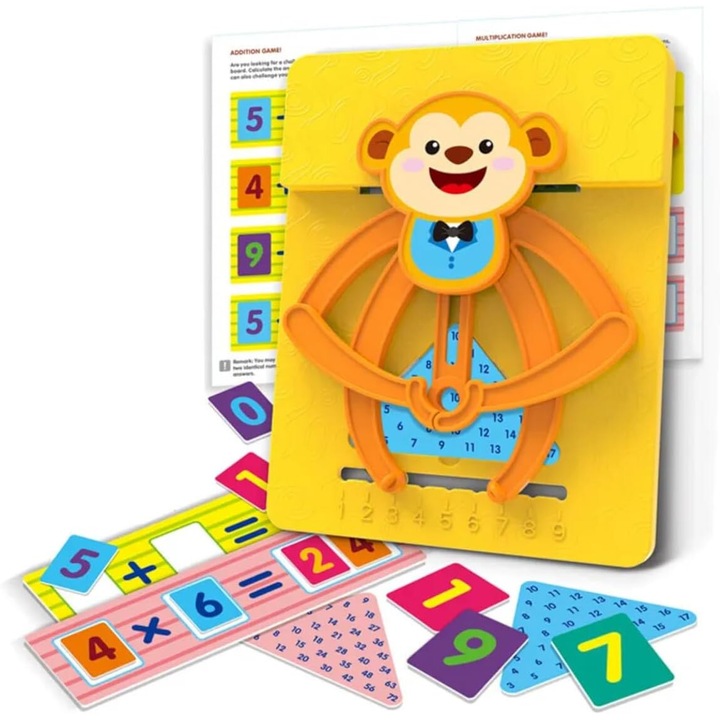 Joc educativ pentru invatarea matematicii prin joaca, incluzand multiple operatii matematice, SARALMA®