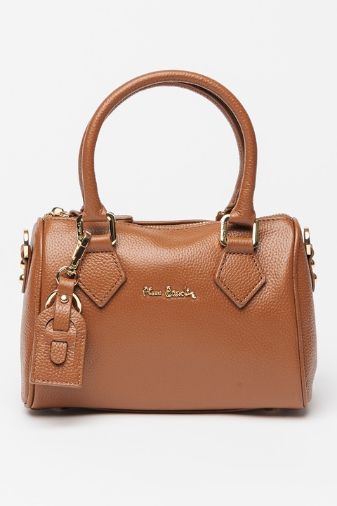 Pierre Cardin, Bőr válltáska levehető pánttal, Karamellbarna