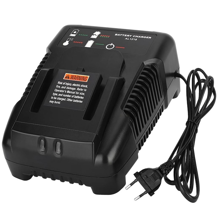 Incarcator rapid RASK pentru baterii AEG 14.4-18V, Negru