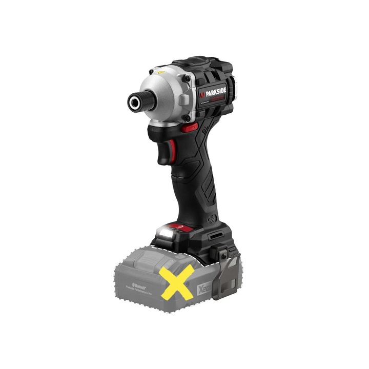 Акумулаторен ударен гайковерт PARKSIDE PERFORMANCE PDSSAP 20-Li D3, 1/4", 20V, без батерия и зарядно