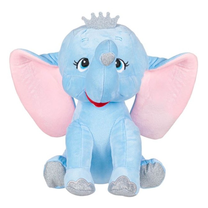 Плюшен слон, Син, 23х22х32 см