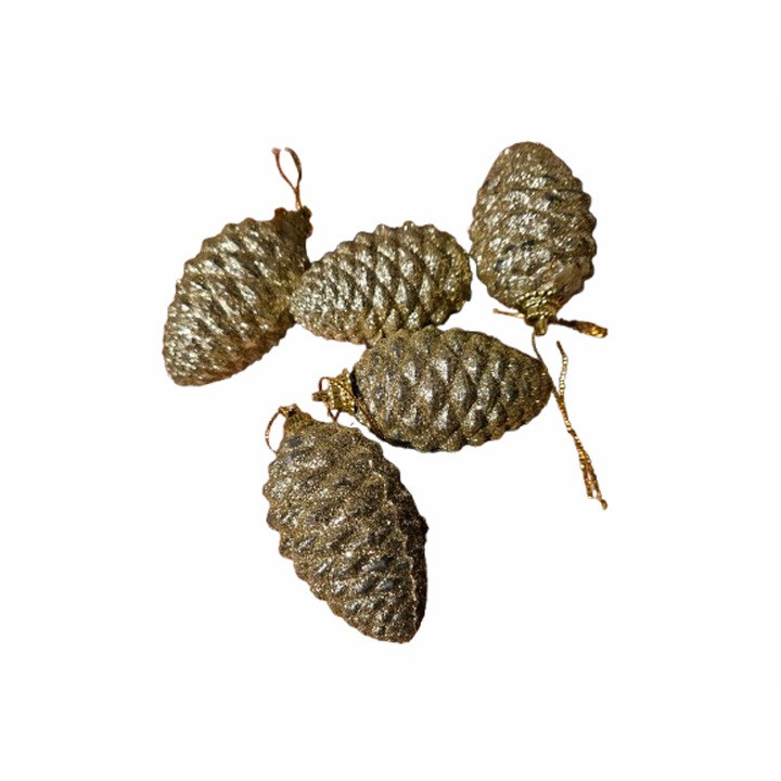 Globuri de Craciun, Tip Con, 5 bucati