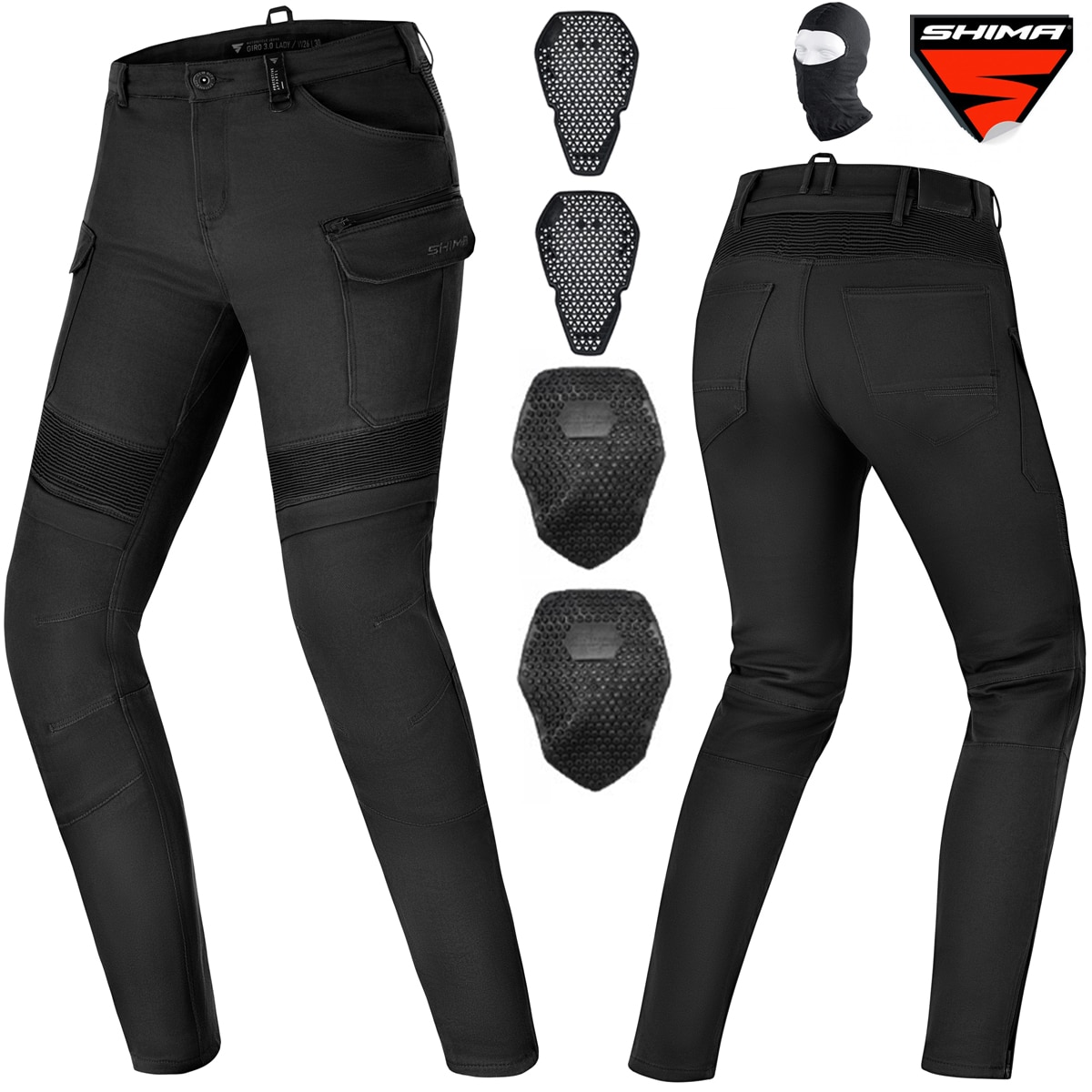 Costum moto pentru femei, Shima, 32, Multicolor - eMAG.ro