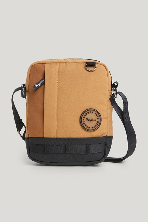 Pepe Jeans London, Keene Core keresztpántos táska, Karamellbarna