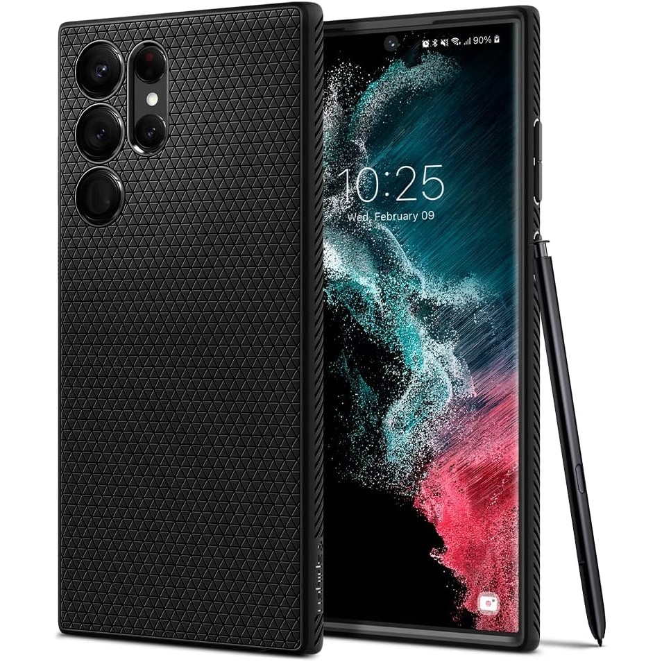 Husa Pentru Samsung Galaxy S24 ultra, carcasa Mingzhi®, capac de telefon mobil, cu protectie, camera complet protejata, grad militar, rezistent la socuri, negru