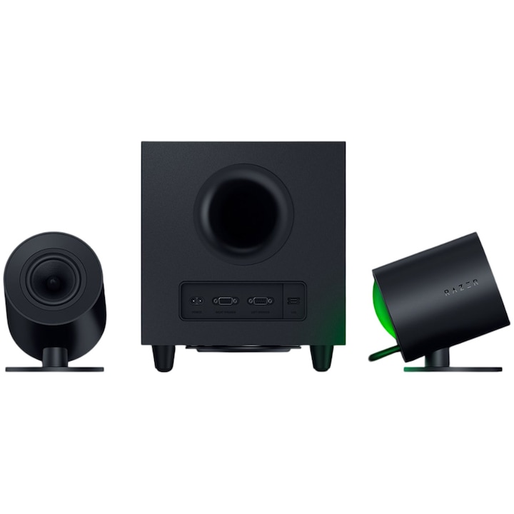 Тонколони за компютър Razer Nommo V2, Субуфер, Bluetooth 5.3, Черен