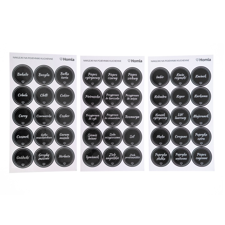 Autocolante rotunde OTTO 45 buc 3,3 cm HOMLA