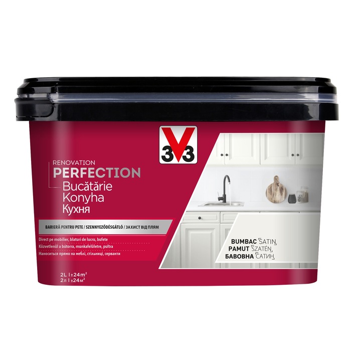 V33 Renovation Perfection Konyhafesték 2,0L, Pamut