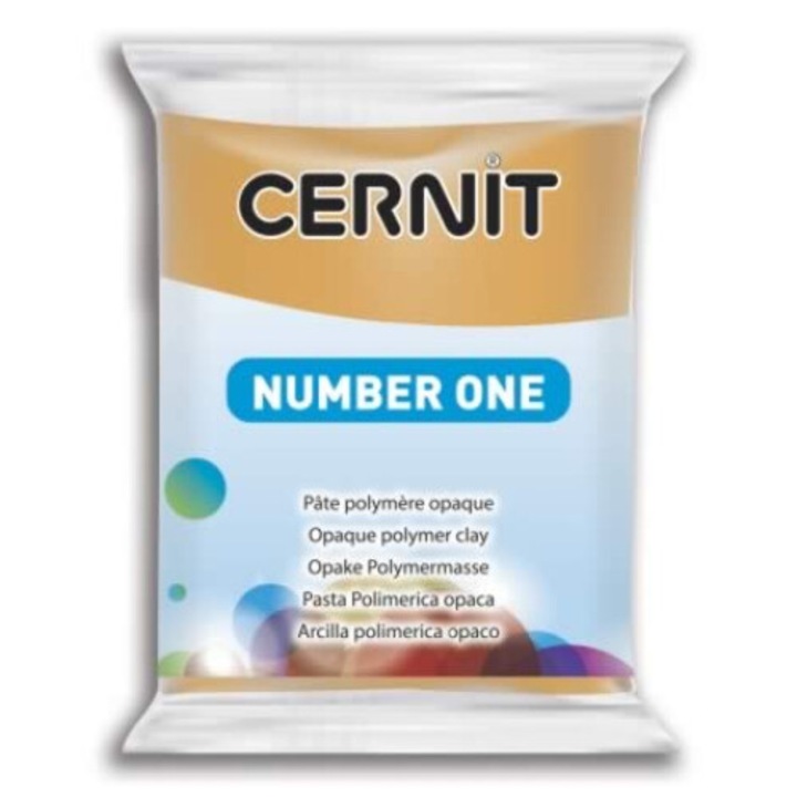 Plastilina de copt Cernit N°1, 56 g - ocru