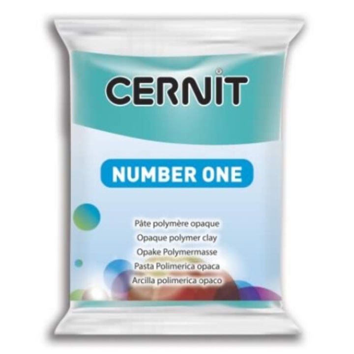 Cernit süthető gyurma N°1, 56 g - türkizkék