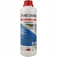 Hipoclorit De Sodiu, Chosa, Pure Chemical, 1 l, In Ambalaj Rezistent, 15%, Solubilitate In Apa Nelimitata, Ph Aproximativ