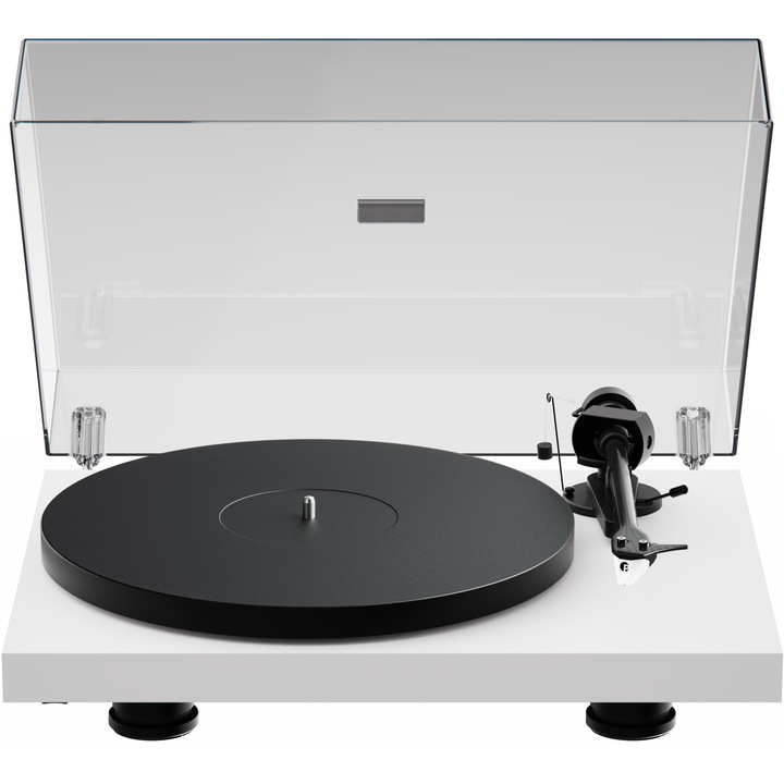Грамофони Pro-Ject Debut EVO 2, кутия Pick IT MM EVO, карбоново рамо, Сатенено бяло