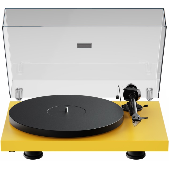 Грамофони Pro-Ject Debut EVO 2, кутия Pick IT MM EVO, карбоново рамо, Сатенено златисто жълто