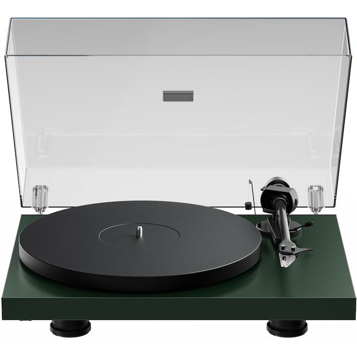 Грамофони Pro-Ject Debut EVO 2, кутия Pick IT MM EVO, карбоново рамо, Сатенена нишка Зелена