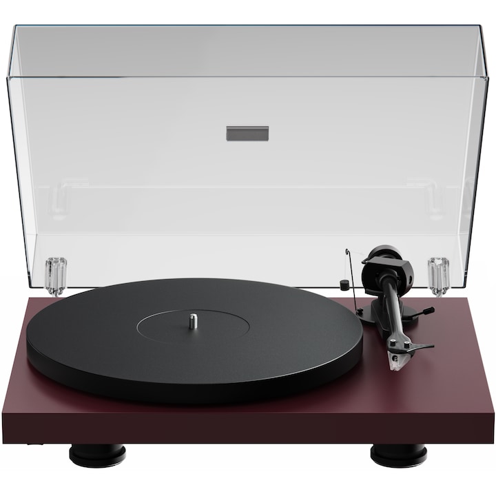 Грамофони Pro-Ject Debut EVO 2, кутия Pick IT MM EVO, карбоново рамо, Сатенено винено червено