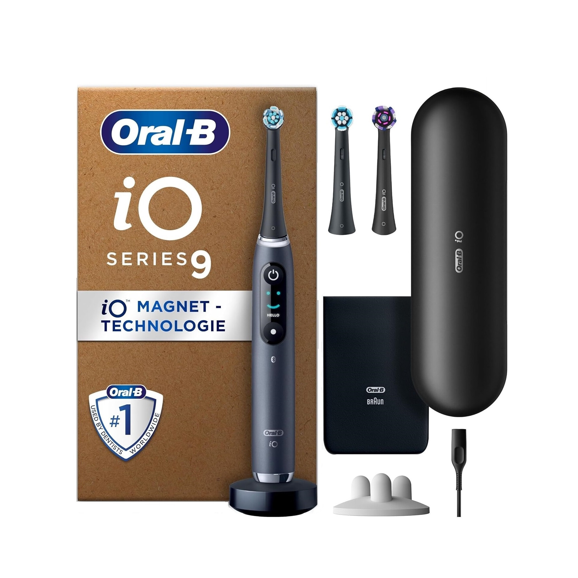 Io9 Timer Periuta de dinti electrica Oral-B iO9 cu Tehnologie Magnetica si Micro ...