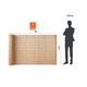 Set 2 x Paravan din stuf 5 x 1.2 m, Protectie vizuala si de vant, Maro deschis, UV