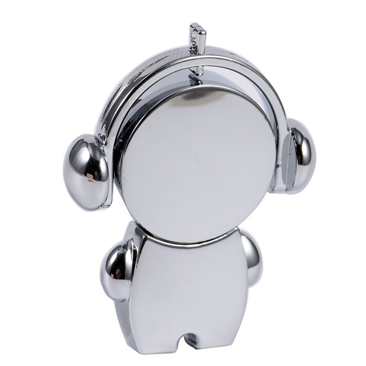 Stick Memorie USB, 64GB, USB 2.0, Argintiu, Metalic