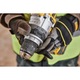 Masina compacta de gaurit si insurubat (bormasina) pe acumulator cu percutie DeWALT DCD1007WW1T, 18V, motor fara perii, iluminare LED, 1x acumulator 8 Ah Li-Ion, sistem anti-rotatie, cuplu 169 Nm, 2250 RPM, 38.250 percutii/min, cutie TSTAK, incarcator