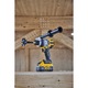 Masina compacta de gaurit si insurubat (bormasina) pe acumulator cu percutie DeWALT DCD1007WW1T, 18V, motor fara perii, iluminare LED, 1x acumulator 8 Ah Li-Ion, sistem anti-rotatie, cuplu 169 Nm, 2250 RPM, 38.250 percutii/min, cutie TSTAK, incarcator