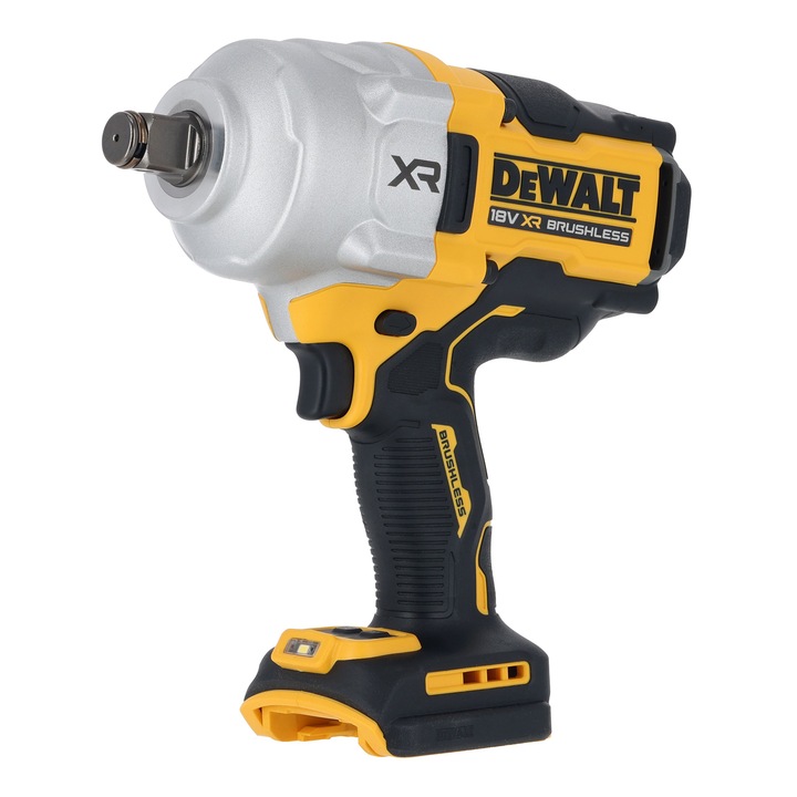 Акумулаторен ударен гайковерт DeWALT DCF964N, 18V XR, 3/4 инча, Безчетков мотор, LED осветление, Въртящ момент 1925 Nm и освобождаване 2576 Nm, 1200 об/мин, 2015 уд/мин, Ултра мощен, Не включва зарядно/батерия