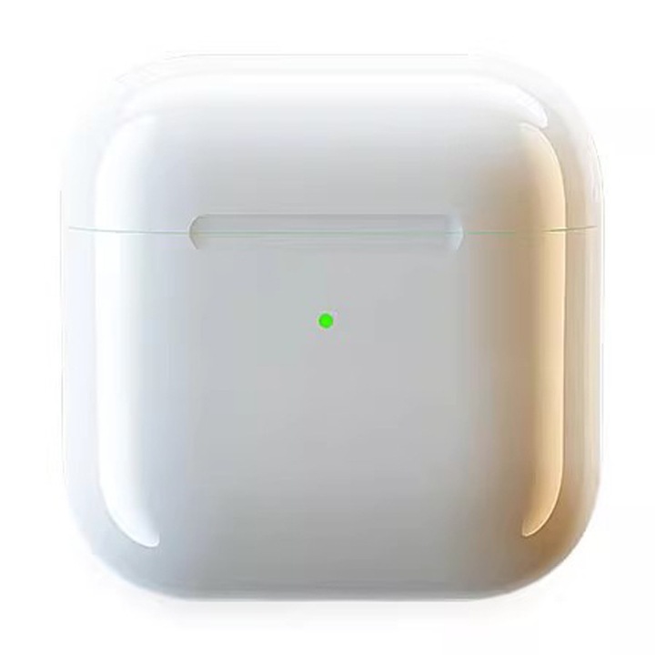 Vezeték nélküli fejhallgató, AirPods 4, Bluetooth 5.3, vízálló, fehér