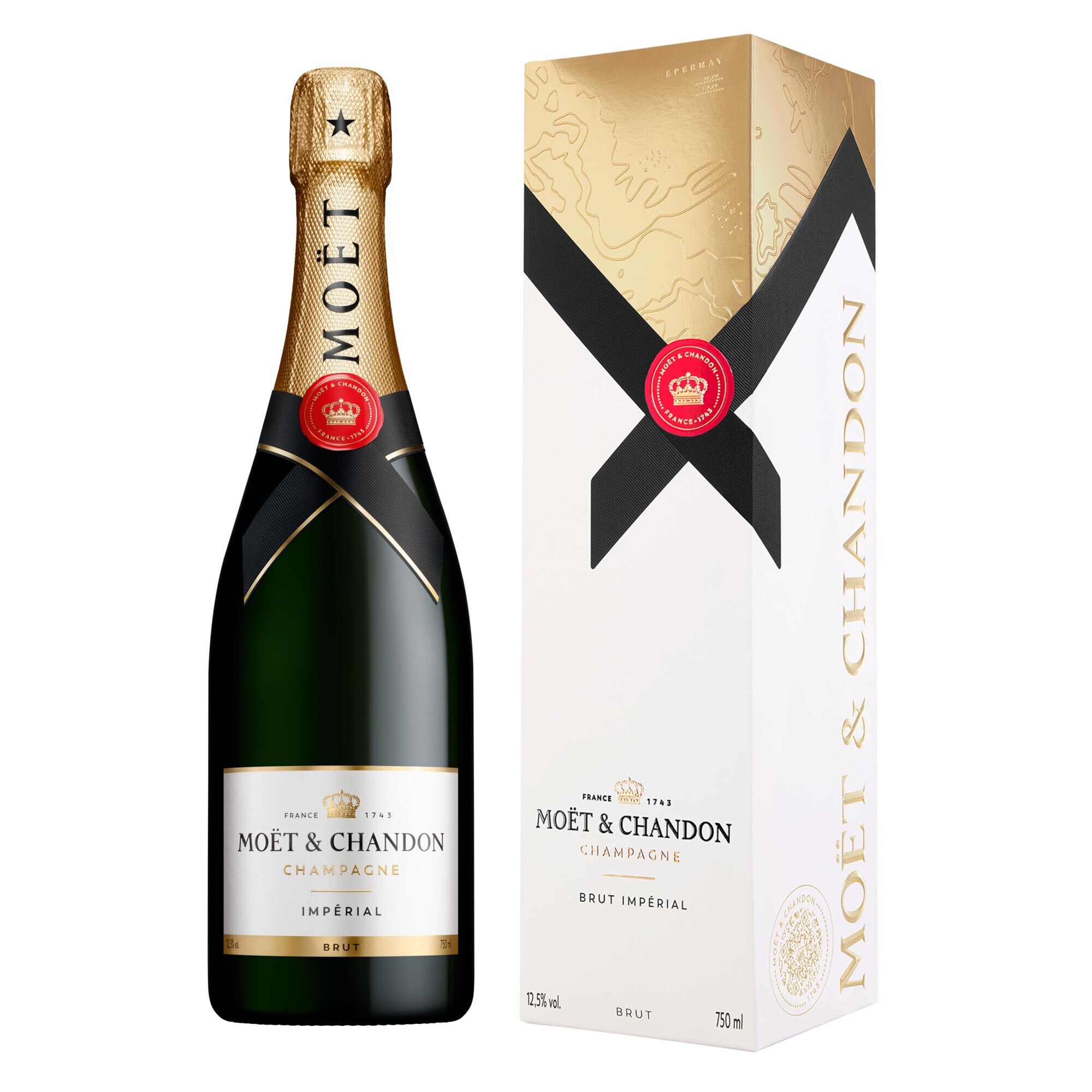 241111t　 MOET & CHANDON BRUT IMPERIAL Box 1 Bottle Moët & Chandon Imperial Brut Gift | Decántalo