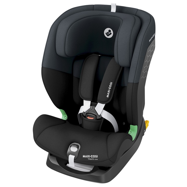 Детско столче за кола Maxi-Cosi Titan S, I-Size, 76-150 см, 15 месеца - 12 години, черно