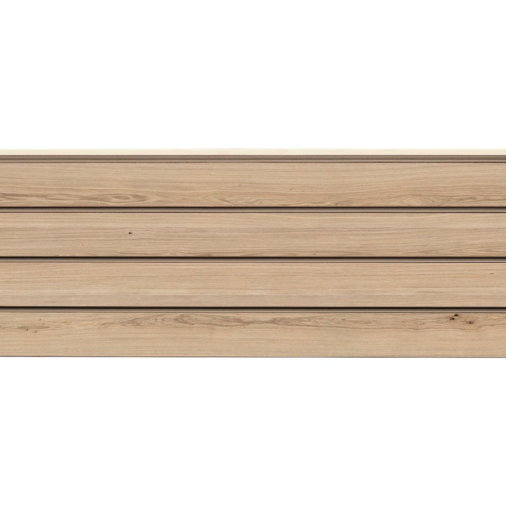 Декоративна чиния от полистирол, имитация на дърво, 120 х 50 х 2 см, 927-401