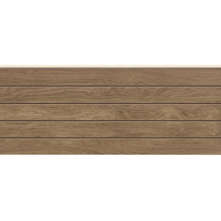 Декоративна чиния от полистирол, имитация на дърво, 120 х 50 х 2 см, 927-504