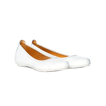 Balerini piele Lara alb Pj Shoes, marime 27 Balerini piele Lara alb Pj Shoes, marime 27
