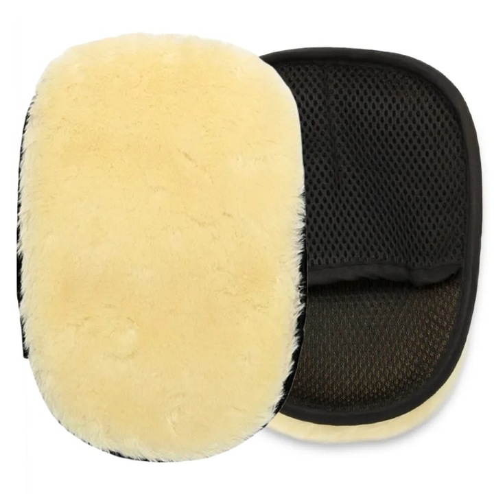 Manusa din Microfibra Ultra-Moale si Lana Artificiala – Perfecta pentru Curatare Delicata si Ingrijire Premium