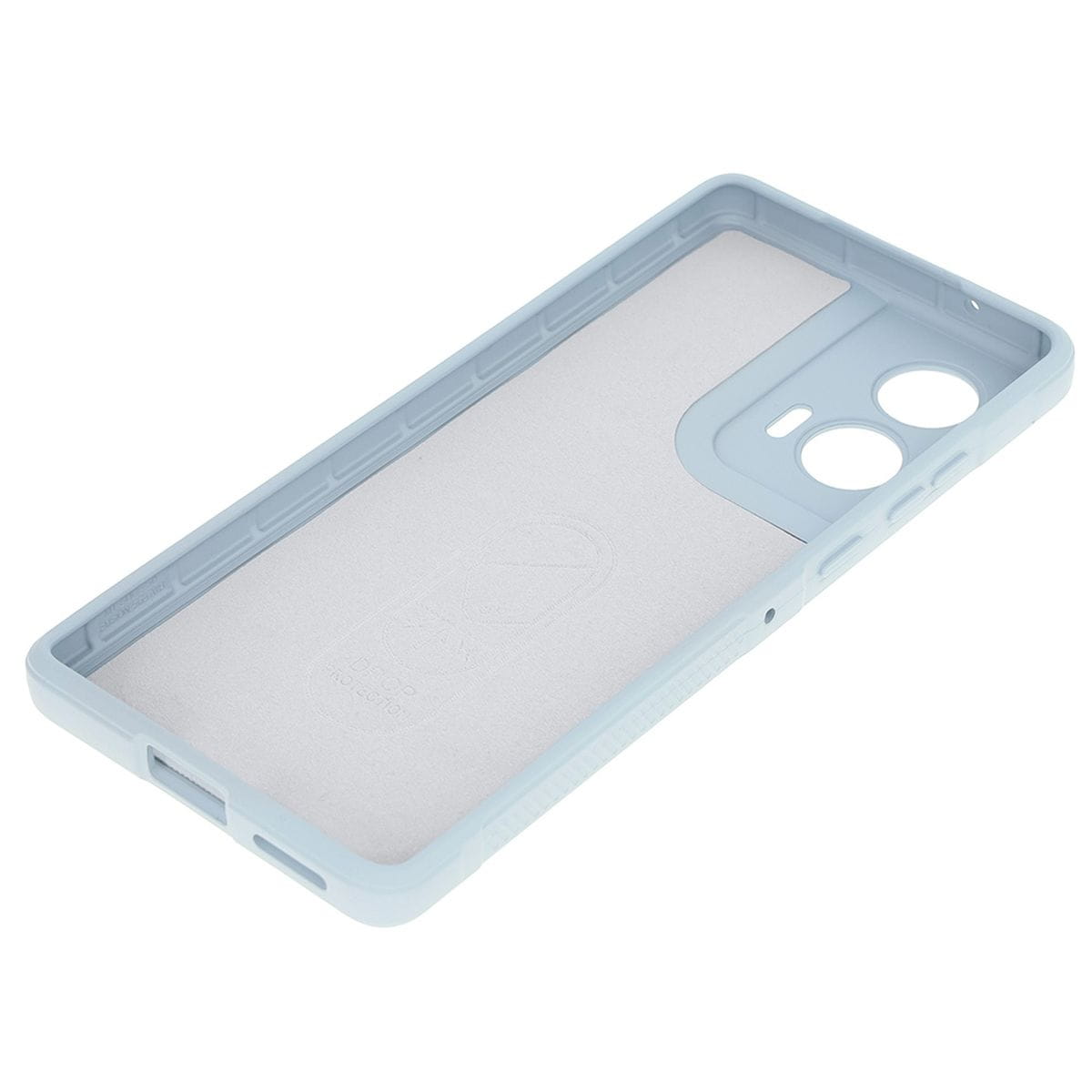 Husa Bizon Case Tur pentru Motorola Edge 50 Fusion, albastru deschis