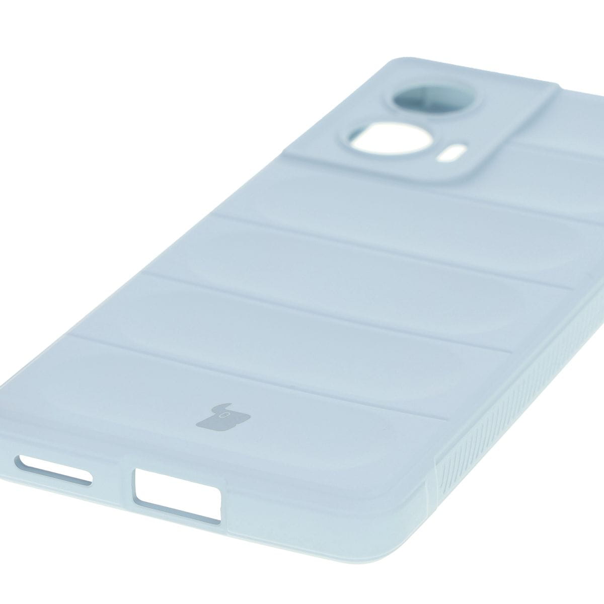 Husa Bizon Case Tur pentru Motorola Edge 50 Fusion, albastru deschis