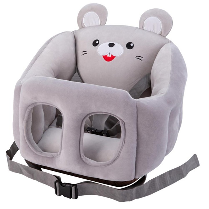 Scaun pentru bebelusi Canapea draguta cu desene animate pentru copii, cu umplutura din bumbac, scaun pentru hranire pentru sugari, scaun de invatare cu tija, jucarii pentru copii, scaun moale