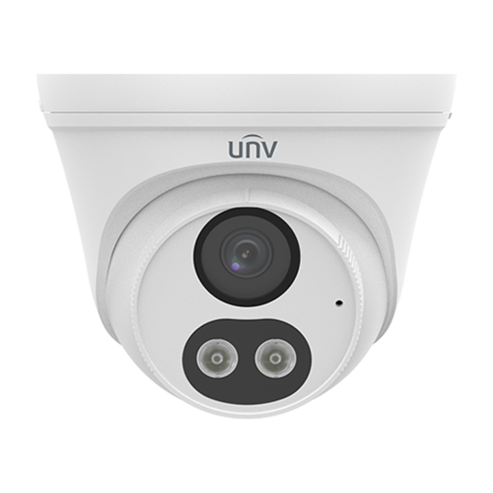 Camera IP ColorHunter Dual-Light 4MP, lentila 2.8mm, IR 30m, WL 30m, Microfon incorporat, SDCard - UNV IPC3614LB-AF28K-DL