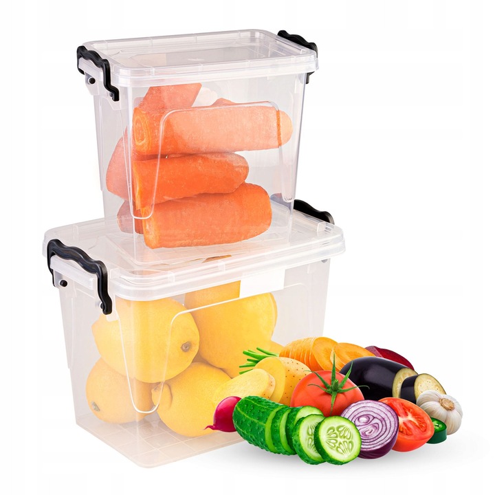 Set De Recipiente Pentru Alimente, SuperButelki, 200 ml, Din Sticla, Cu Inchidere Etansa, Lavabile In Masina De Spalat Vase, Utilizabile In Cuptorul Cu Microunde, 8 x 16 x 15 cm, 11 x 21 x 15 cm, Transparenta, 2 Buc