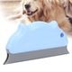 Perie pentru indepartarea parului de animale, BGHYHYHI, 14.3x6.5cm, plastic, albastra