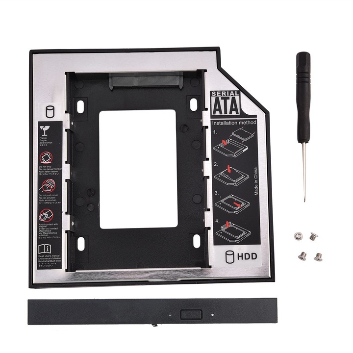 Вътрешен калъф за лаптоп SATA I II III 2,5-инчов HDD твърд диск CD-та DVD-ROM поддръжка
