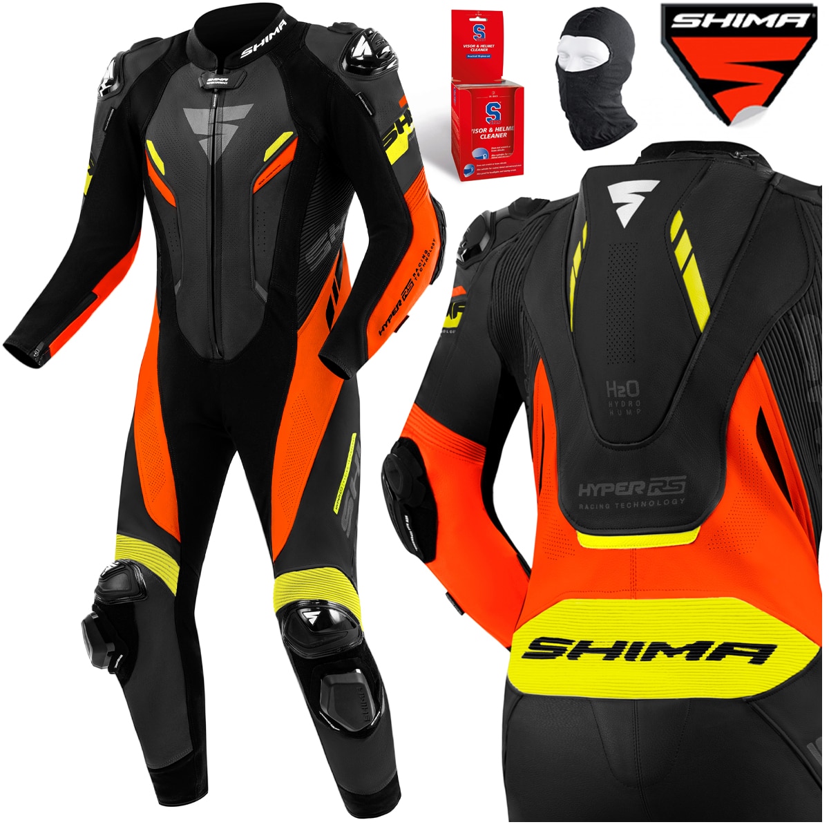 Combinezon, SHIMA HYPER-RS MEN, Rosu|Galben|Negru, Protectie AAA