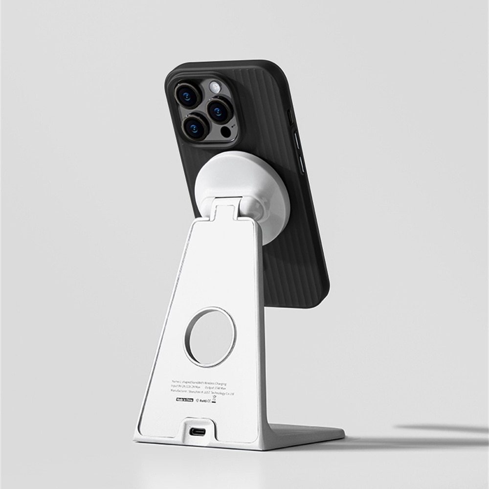 Husa GripGuard pentru Apple iPhone 16 Pro Max, Finisaj Mat Metalizat, Incarcare de tip MagSafe, Policarbonat, Aderenta, Anti-Alunecare, Anti-Amprente, Ultra-Subtire, Protectie Anti-Soc, Protectie Margini, Ivory