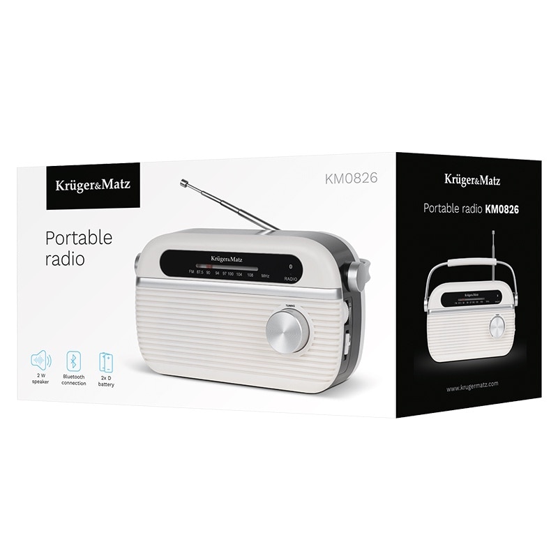 Radio FM Portabil, KRUGER&MATZ - eMAG.ro