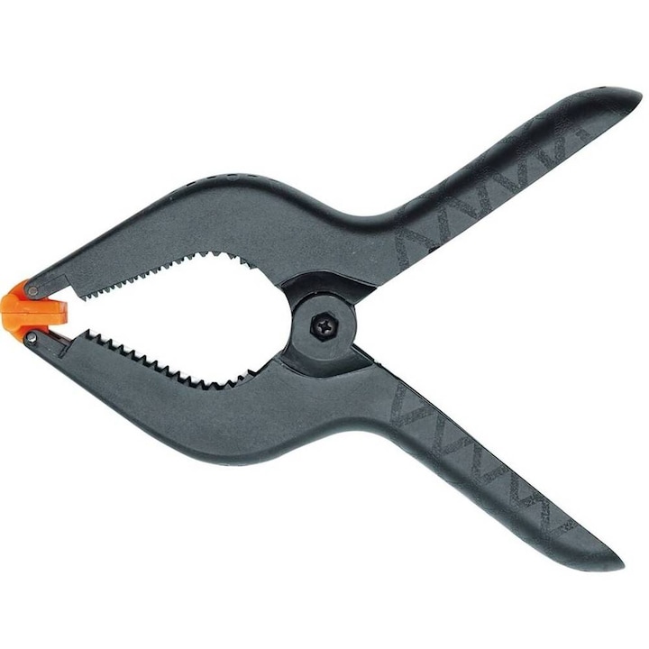 Nyomóbilincs műanyag rugóval 150mm