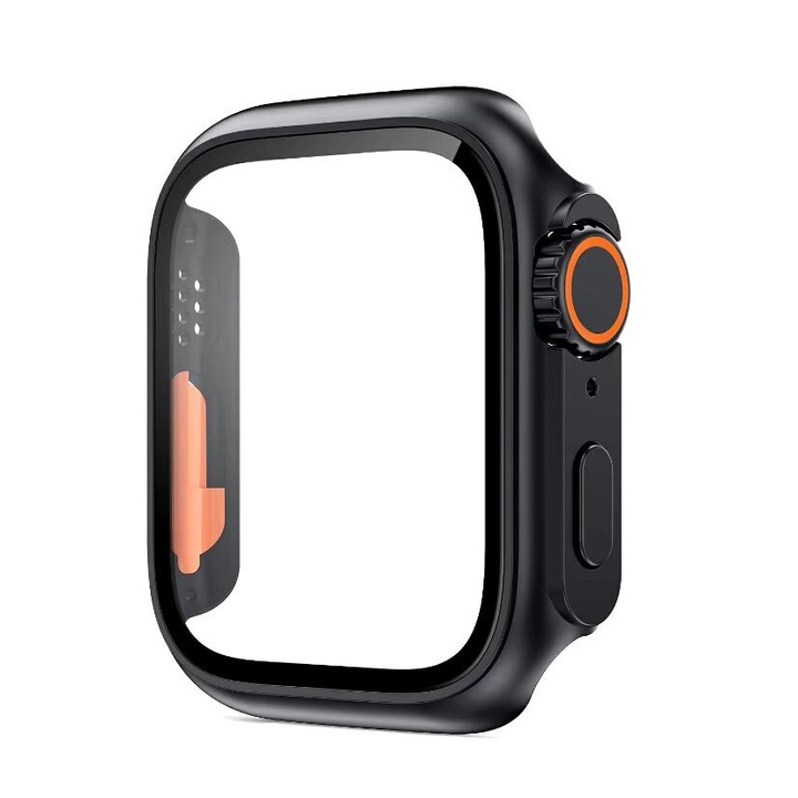 Калъф с ултра дизайн, съвместим с Apple Watch, защита против удар, черен - Apple Watch 4/5/6/SE 44 mm