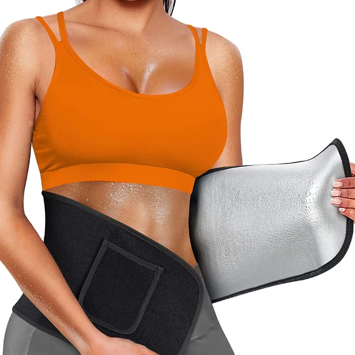 Thermo Slim öv, CRM, a derék karcsúsításához és formálásához, deréktámasz, neoprén, fekete