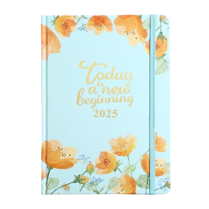 Agenda 2025, Enforose, planificare lunara si saptamanala, coperta rigida, multicolor, 21.6x15.5cm