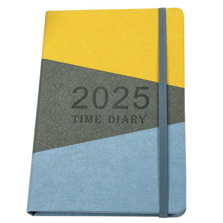 Agenda 2025, Enforose, piele artificiala, verde, 21.1x14.5cm