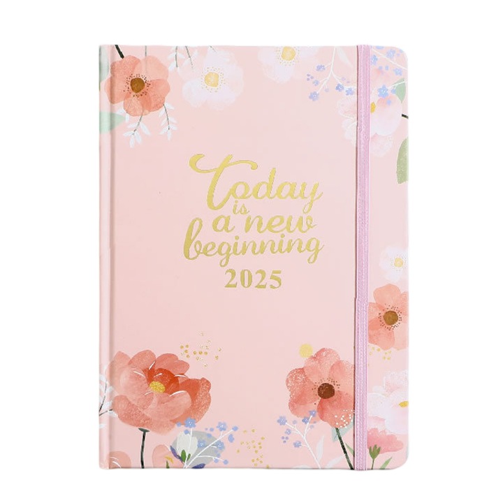 Agenda 2025, Enforose, planificare lunara si saptamanala, coperta rigida, multicolor, 21.6x15.5cm