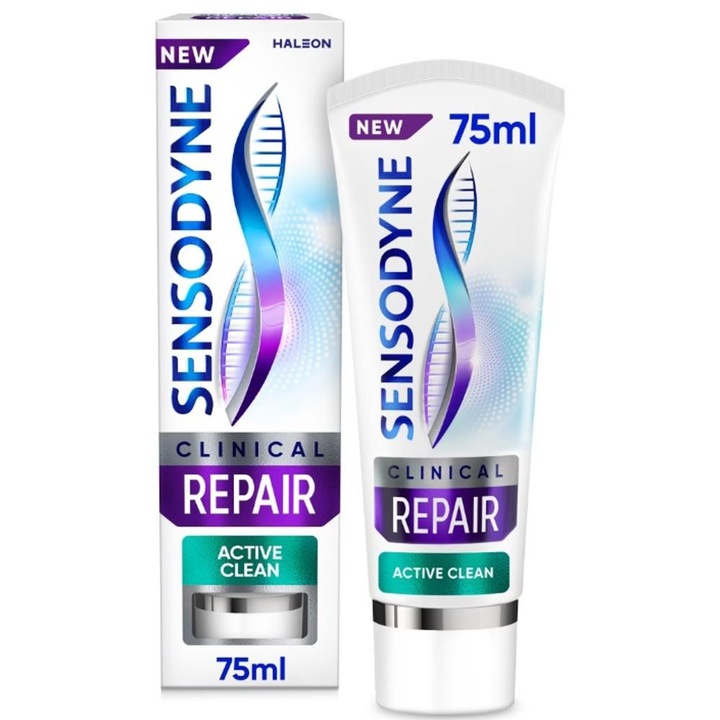Sensodyne Clinical Repair Active Clean fogkrém fogérzékenységre, 75 ml