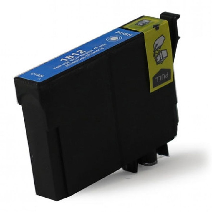 Prémium tintasugaras nyomtatópatron No 1812XL, 13ml, cián